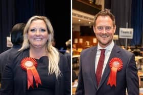 Amanda Martin MP and Stephen Morgan MP