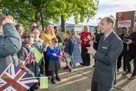 The Duke of Edinburgh visiting the the Portsmouth Down Syndrome Association to open their new centre.  Picture: Steve Reid Blitz Photography