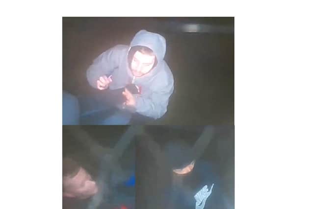 Police have released CCTV footage of three suspects believed to have been involved in a series of attempted break-ins.