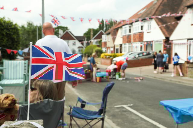 Mulberry Avenue's VE Day street party celebrations on Saturday, May 3, 2025.