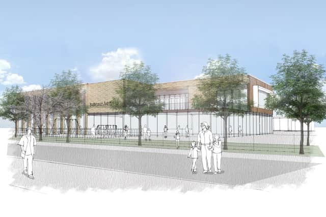 How the new leisure centre at Bransbury Park could look. Picture: Portsmouth City Council