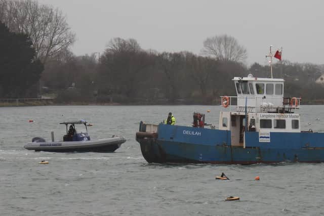 Harbour teams carry out oil spill exercise