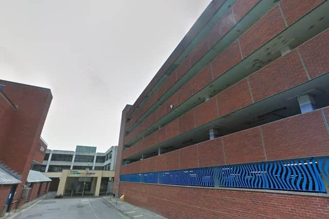 Osborn Road multi-storey car park in Fareham. Pic: Google 