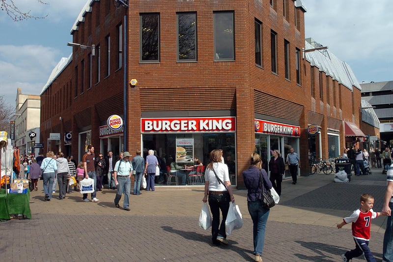 Can you remember the Burger King fast food restaurant in Commercial Road?