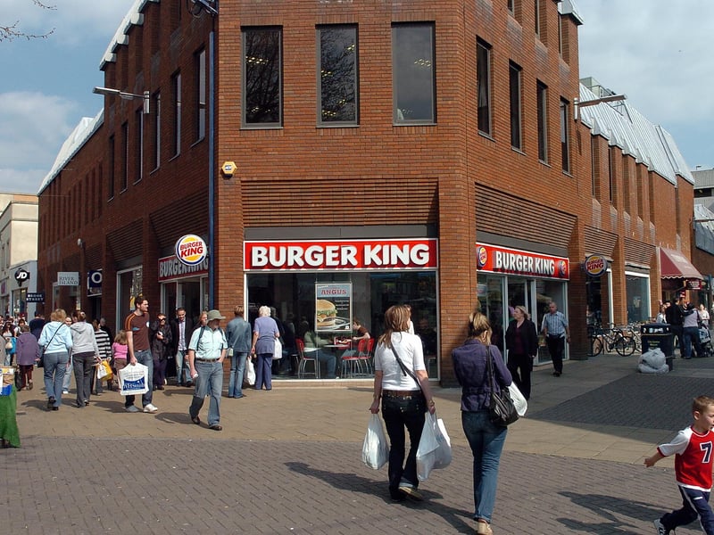 Can you remember the Burger King fast food restaurant in Commercial Road?