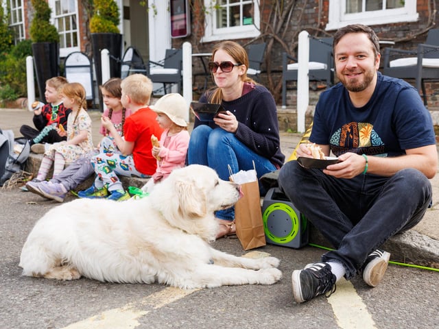 Pictured: Abby and Tom Perry with dog Grayson Picture:Marcin Jedrysiak