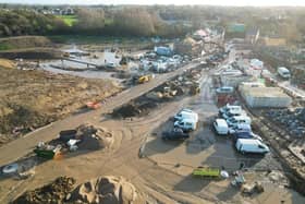 The development site on Hayling Island