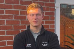Aspiring electrician, Callum Peggs, 17, from Portsmouth