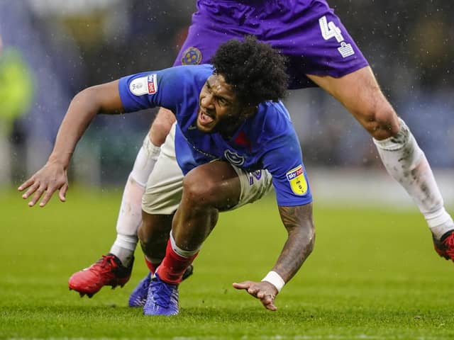 Pompey striker Ellis Harrison