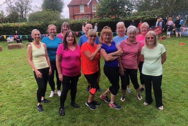 Lisa Lingard and members of the Better Body Club