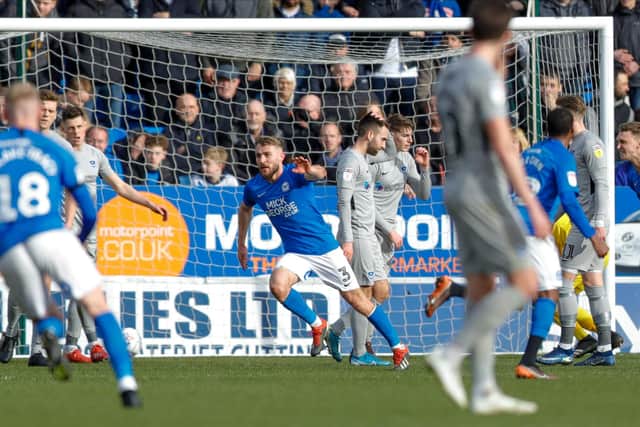 Former Pompey Academy graduate Dan Butler opened the scoring against the Blues for Peterborough in March 2020. Picture: Simon Davies/ProSportsImages