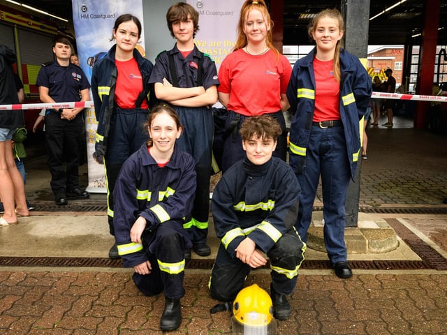 Pictured is: Fire Cadets from Southsea and Isle of Wight
Picture: Keith Woodland (100921-56)