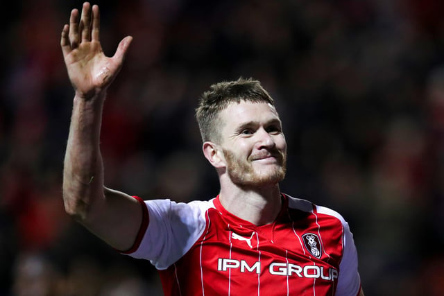 Club: Rotherham; Age: 30; Appearances: 39; Goals: 18; Assists: 6; WhoScored rating: 7.45