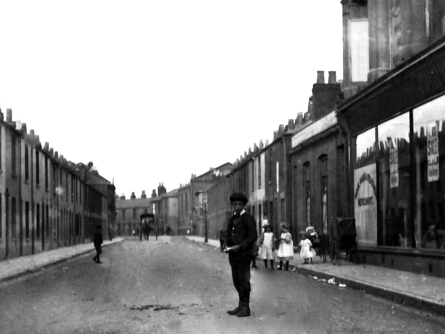 Looking along Waterloo Street from St Jamess Road to Grosvenor Street. On the corner is Curtiss, house furnishers. Picture: Robert James collection