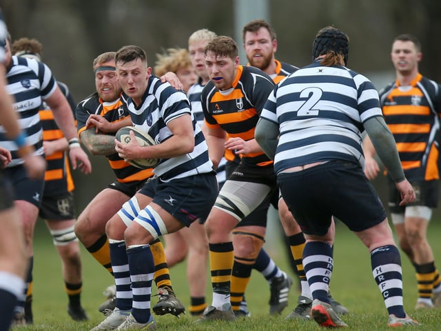 Havant's Lewis Roxby. Picture: Chris Moorhouse