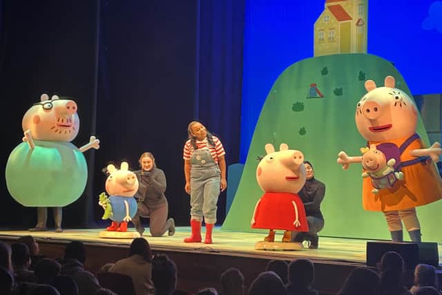 A scene from Peppa Pig's Big Family Show at Fareham Live