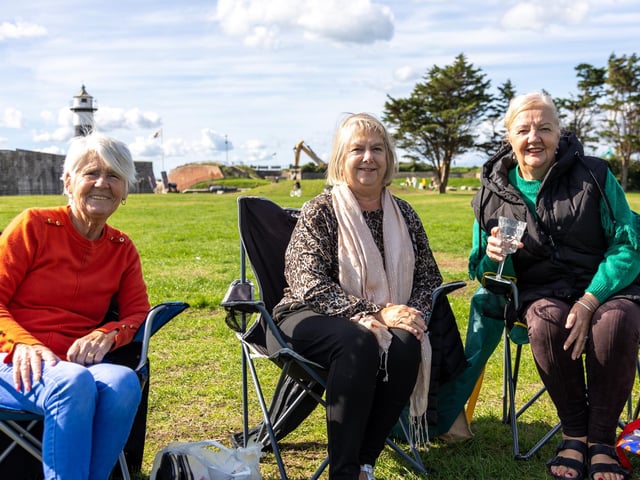 Mags Mcavery, Sylvia Rex and Gloria Collins enjoying the live music
Photos by Alex Shute