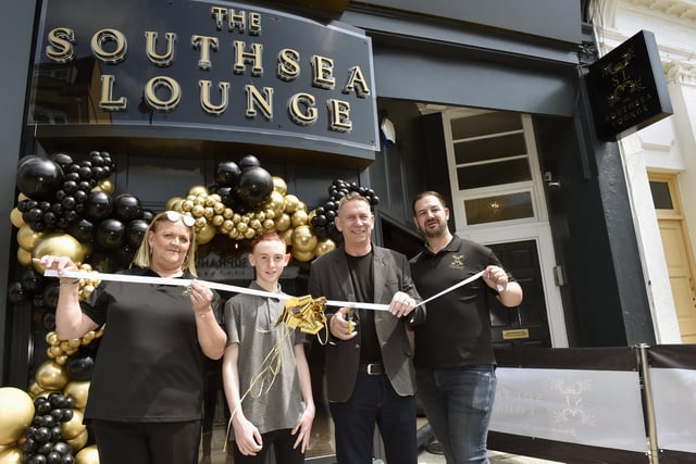 Pictured from left, Maria Jenner, business co-owner, Jacob Martin, Maria's step grandson, Alan Knight and Joel Wheeler, business partner and general manager.
