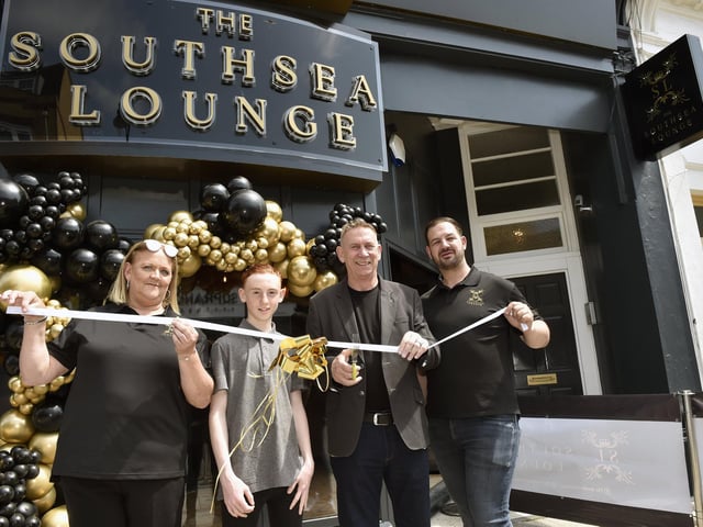 Pictured from left, Maria Jenner, business co-owner, Jacob Martin, Maria's step grandson, Alan Knight and Joel Wheeler, business partner and general manager.