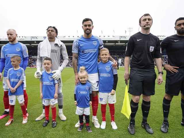 Three of Pompey's League One games were broadcast live by Sky Sports this season.