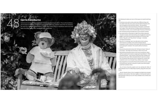 Penny Plimmer and Martine Bolton joined forces to create a coffee table book about Lockdown. Pictured: Carrie Swinburne