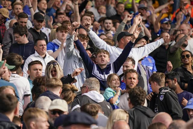 Another sell-out crowd is expected at Fratton Park today.