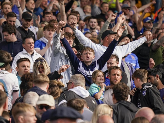 It's great to see smiles on so many Pompey faces.