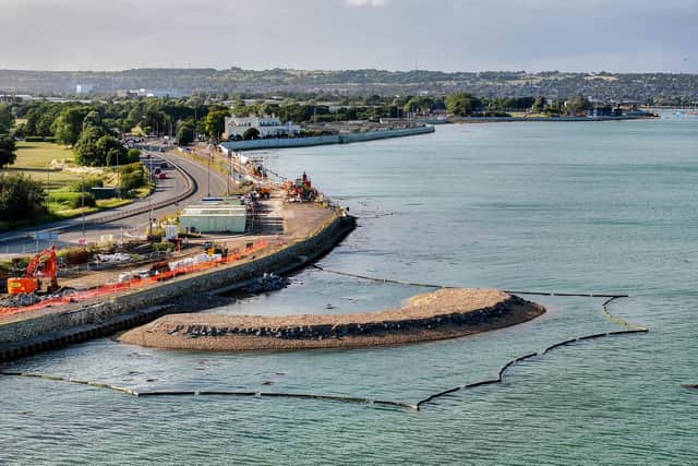 The newly-named Cockleshell Island