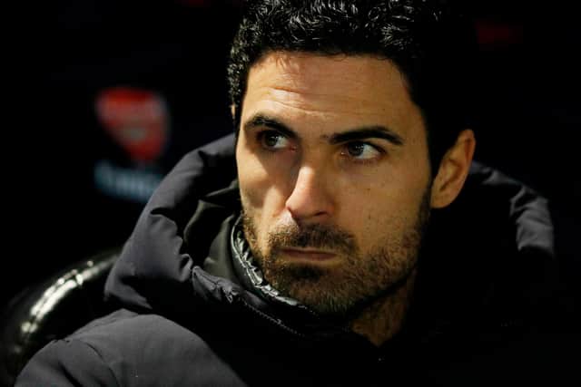 Arsenal boss Mikel Arteta at Fratton Park earlier this month. Picture: ADRIAN DENNIS