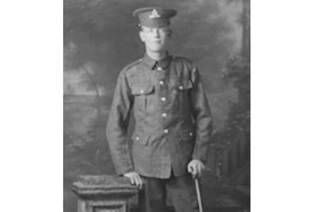 Gunner Robert ‘George’ Warner. This may have been taken after he had been shot. Picture: Barry Evans collection