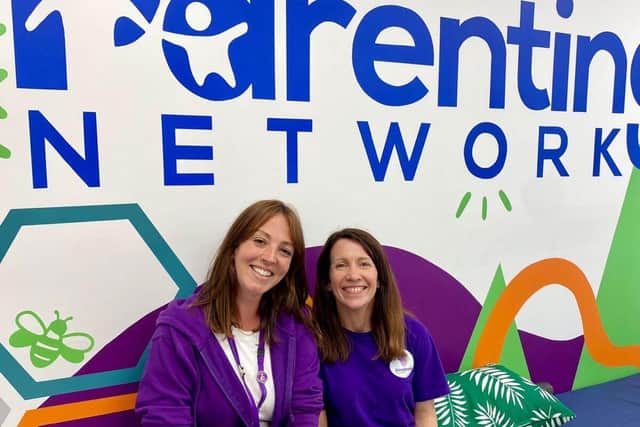 Sophie Kynoch and Jennifer Althorpe from The Breastfeeding Network, who support TPN.