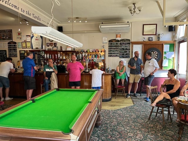 Fans at The Rose In, Milton.