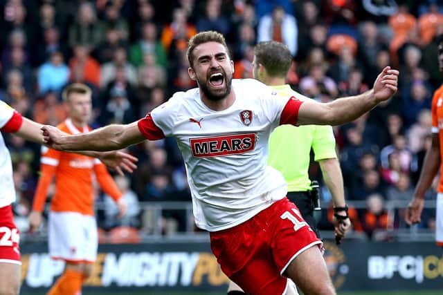 Clark Robertson has already arrived at Fratton Park, but Danny Cowley wants another centre-half. Picture: Lewis Storey/Getty Images