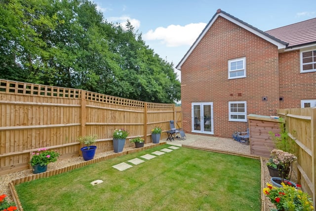 This three bedroom property is on the market at a guide price of £415,000. It is listed by Town and Country.