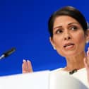 Home Secretary Priti Patel pictured at the Conservative Party Conference at Manchester Central Convention Complex on October 05, 2021. Photo by Ian Forsyth/Getty Images