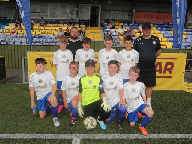 Hawks in the Community White U11s at the Havant and Waterlooville Summer Tournament. Picture: Dave Haines
