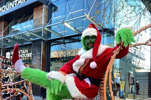 The Grinch will be visiting Whiteley Shopping Centre this Christmas. Picture: Whiteley Shopping Centre