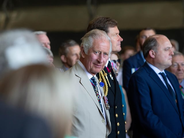 Prince of Wales marking the 40th anniversary of the Falkland conflict on HMS Queen Elizabeth on Wednesday 20th July 2022

Picture: Habibur Rahman