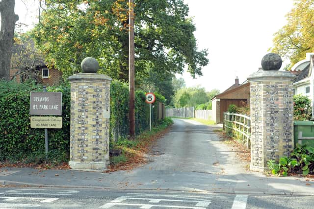 Entrance to the Uplands Private Hospital , 61 Park Lane, Fareham

Picture: Paul Jacobs (142834-2)