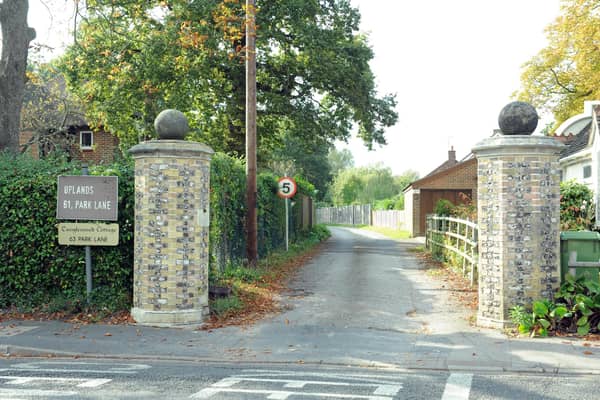 Entrance to the Uplands Private Hospital , 61 Park Lane, Fareham

Picture: Paul Jacobs (142834-2)