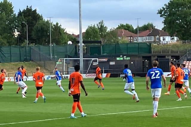 Pompey secured a 3-2 victory at Barnet.