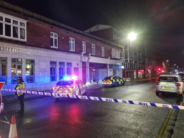 Police lock down roads in Southsea following incident