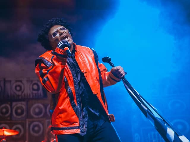 Benji Webbe of Skindred at Portsmouth Guildhall for The Night of The Living 'Dred on October 31, 2024. Picture by Scott Chalmers Photography