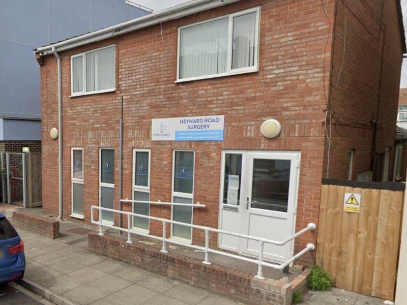 Heyward Road Surgery in Southsea has a rating of 1.5 from 18 Google reviews.