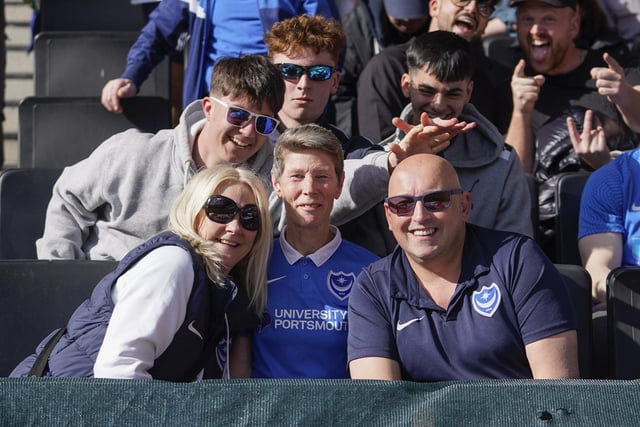 Pompey were accompanied by 4,000-plus fans for their latest trip to Stadium MK