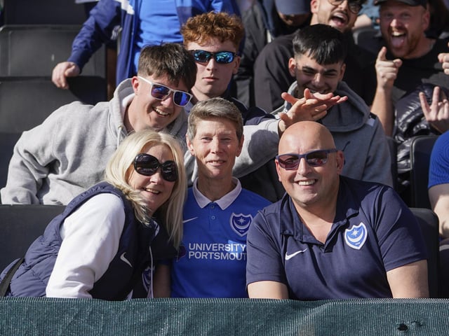 Pompey were accompanied by 4,000-plus fans for their latest trip to Stadium MK