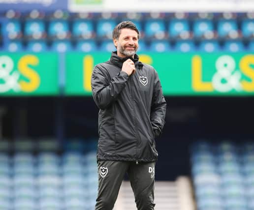 Danny Cowley wants his Pompey 'underdogs' to defy the odds and earn a play-off spot. Picture: Joe Pepler