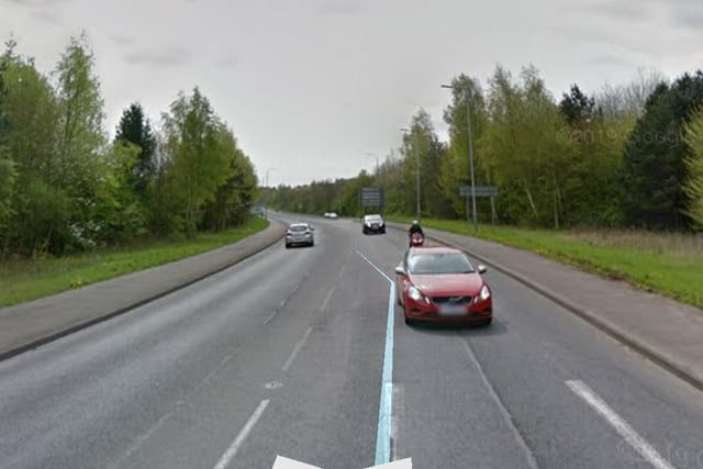 The A611 is ranked the worst in Ashfield for accidents, with 118 in the 5 year period.