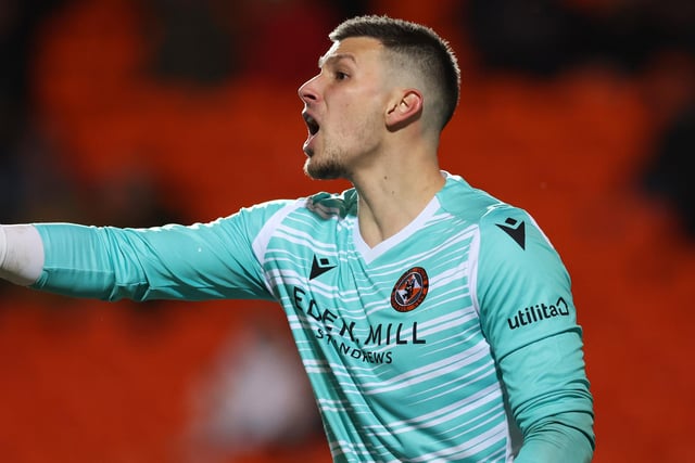 Club: Dundee United; Age: 30; 2021-22 appearances: 35; Clean sheets: 12; Goals conceded: 37