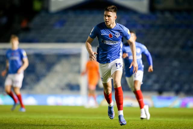 George Hirst has struggled to impress during his Fratton Park loan spell. Picture: Robin Jones/Digital South